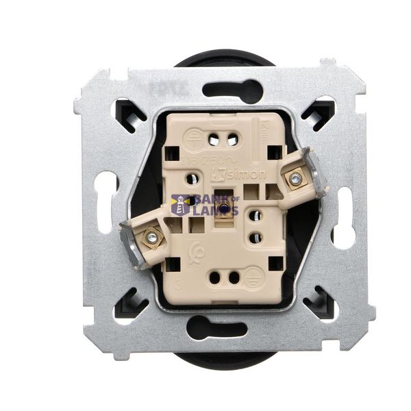 Double socket outlet with Schuko earthing and shutters, (Complete product), 16A, 250V, Screw, Silver matt, metalic image 1