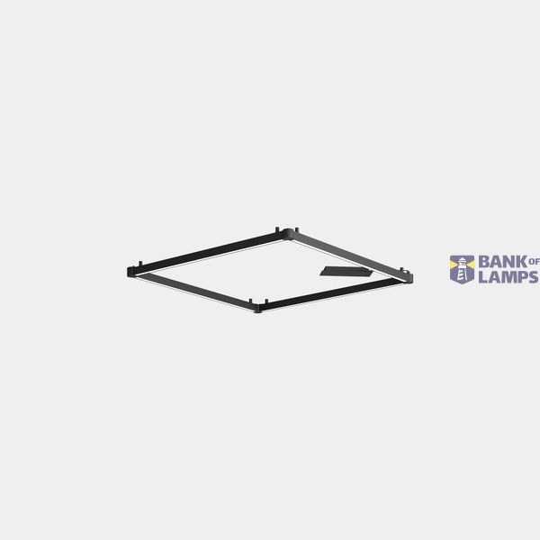 Lineal lighting system APEX_SQUARE_AW22_23_24_25_26_27 96W LED warm-white 2700K CRI 90 ON-OFF Black IP40 8336lm image 1