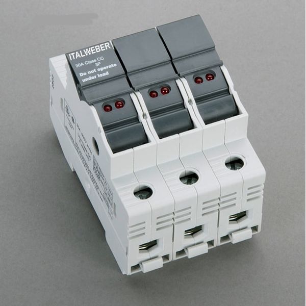 SBCC 3x38 30A 600V fuseholder image 1