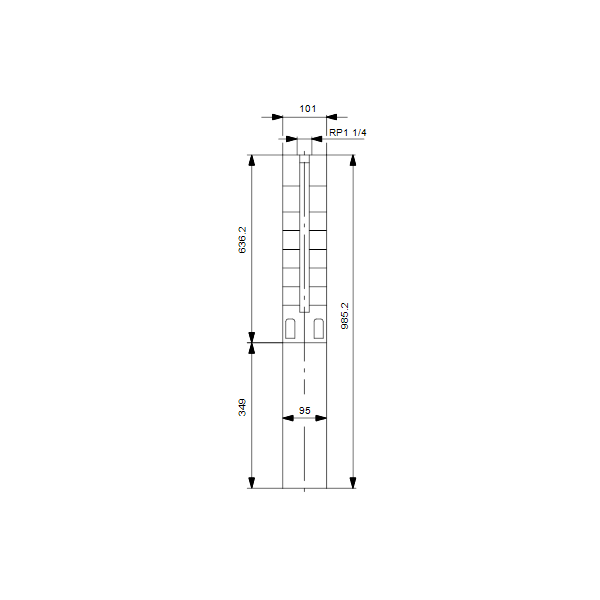 Submersible deepwell pump SP 2A-23 1.1 kW 1x220V 50Hz image 3