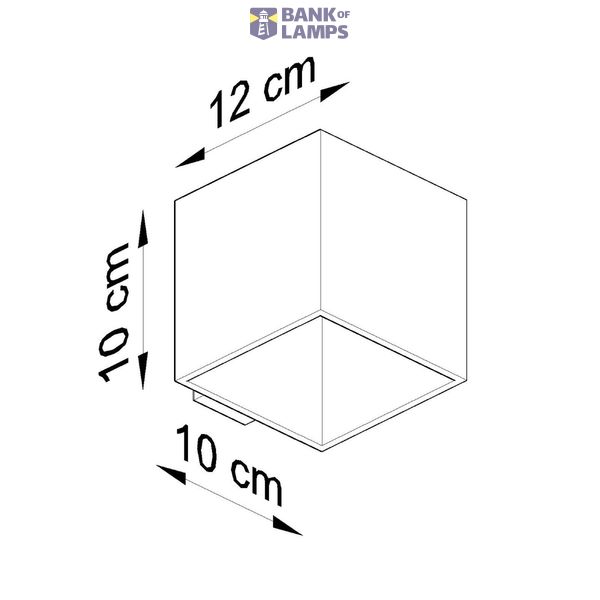 WALL LAMP QUAD 1 WHITE G9 1X40W IP20 image 8