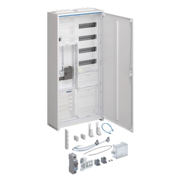 Complete cabinet, univ. Z,1 ZP,3-P.,APZ,zRfZ,VT4,1100x550x205mm,16 mm²,ESA,IP44 image 1