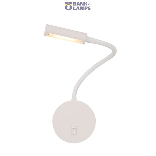 Ceiling & Wall Stem Wall Lamp White image 2