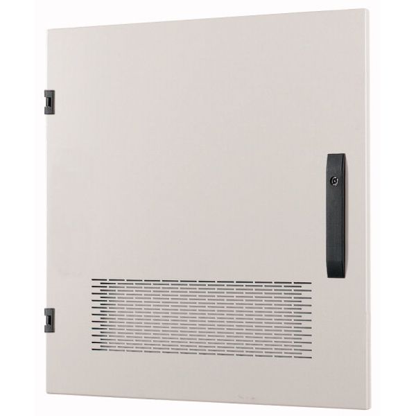 XSDMRV0604 Door to switchgear area, ventilated, right, IP30, HxW=600x425mm, grey image 1