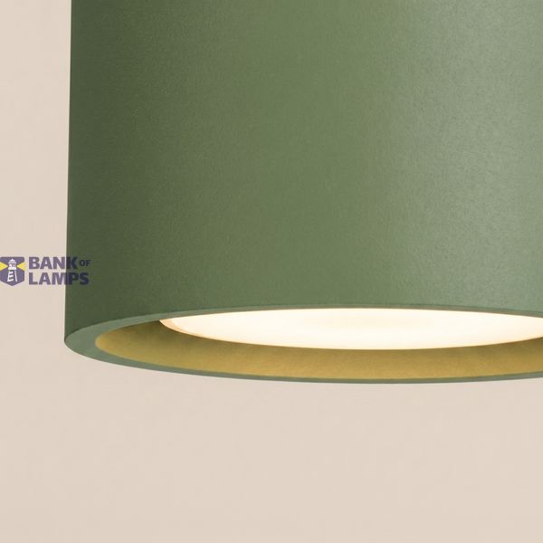 Ceiling lamp MODO 2 olive green Gx53 image 2