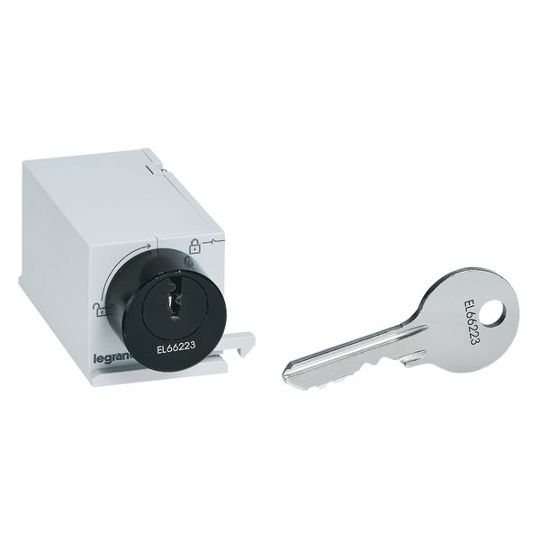 Direct key locking accessory for DSX size 1 and 2 manual switch disconnector and source inverter image 1