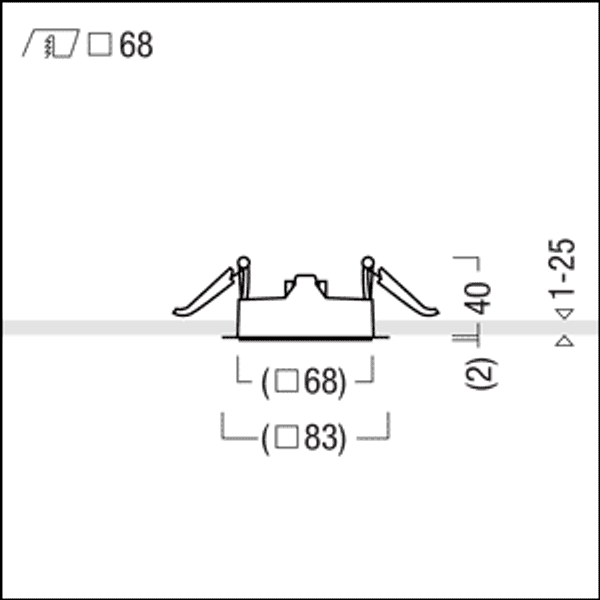 PANOS INF Q68 PLANAR FRAME - Planar frame image 2