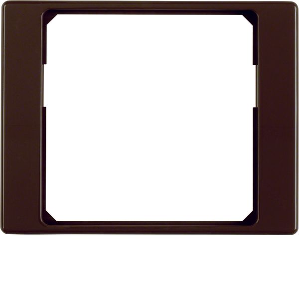 Adapter ring for centre plate 50 x 50 mm Arsys brown, glossy image 1