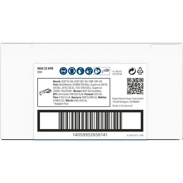 PRO Multi Material MAII 32 APB Multitool Blade image 1