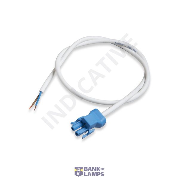 Cable set 2p socket 2x2,5mm� HF blue 5m image 4