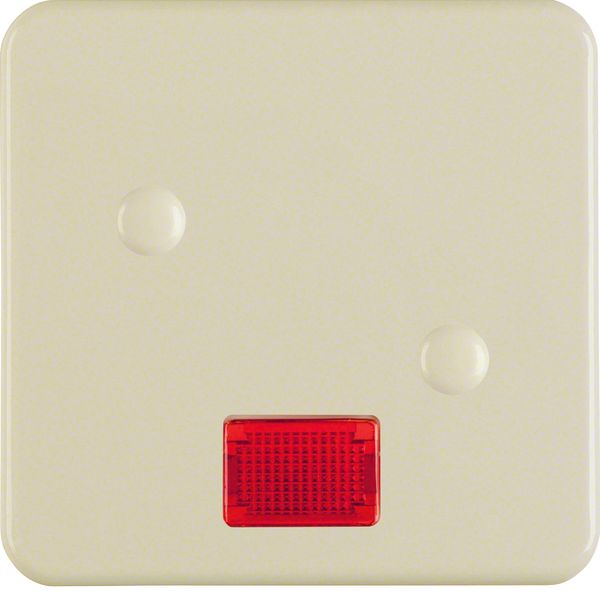 Rocker screw-on, lens, splash-proteced flush-mtd IP44, white glossy image 1