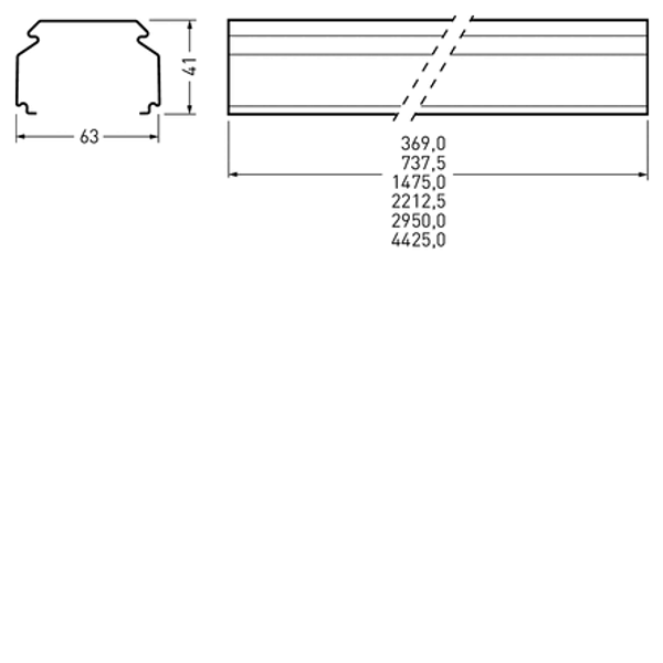 Lichtbänder - Tragprofile 765... E-Line Next Fix Silver 0 7272800 image 1