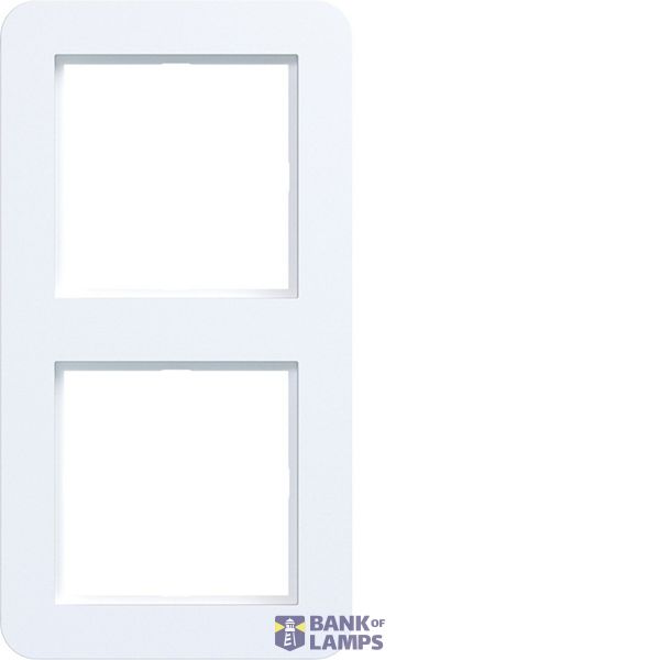 Double cover frame, C.1, matte light white image 1