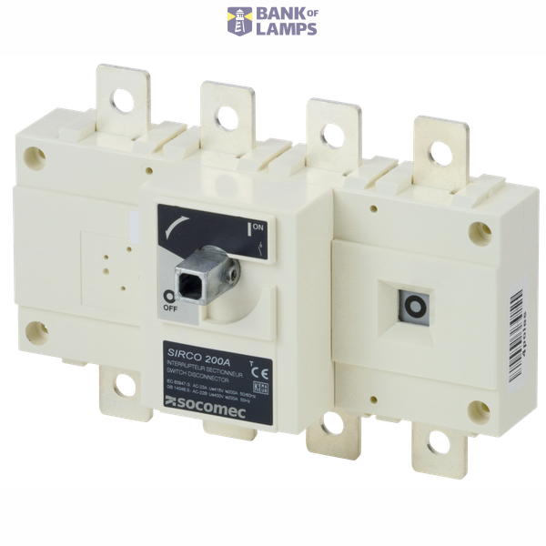 AC Load break switch SIRCO 4P 250A side operation w/o handle image 1