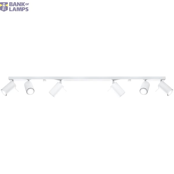 CEILING LAMP RING 6L WHITE GU10 6X40W IP20 image 4