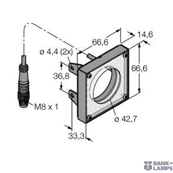 Vision System ring light   LEDBR62X62M image 1
