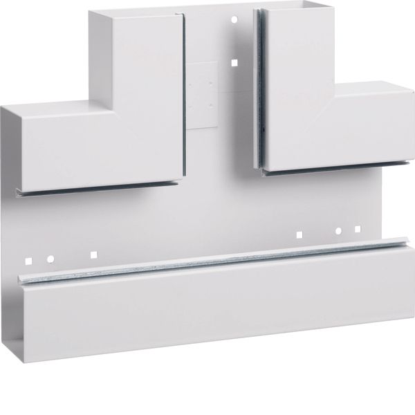 T-piece BRS 68x210mm made of steel pure white image 1