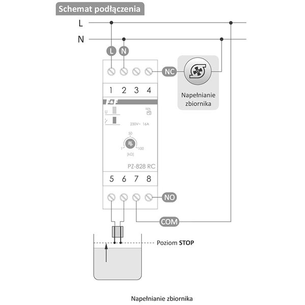 PZP-830 submersible pump control relay image 1