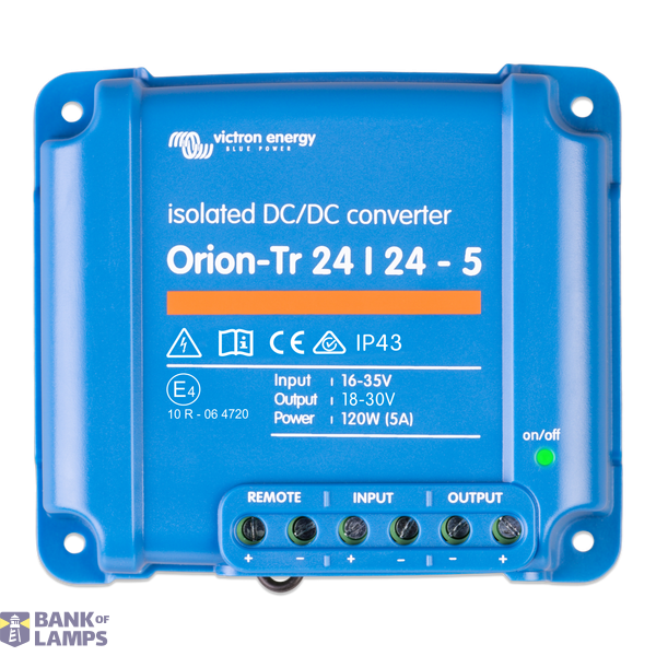 Victron Energy DC-DC pārveidotāji Orion-Tr 24/24-5A (120W) Isolated DC-DC converter image 1
