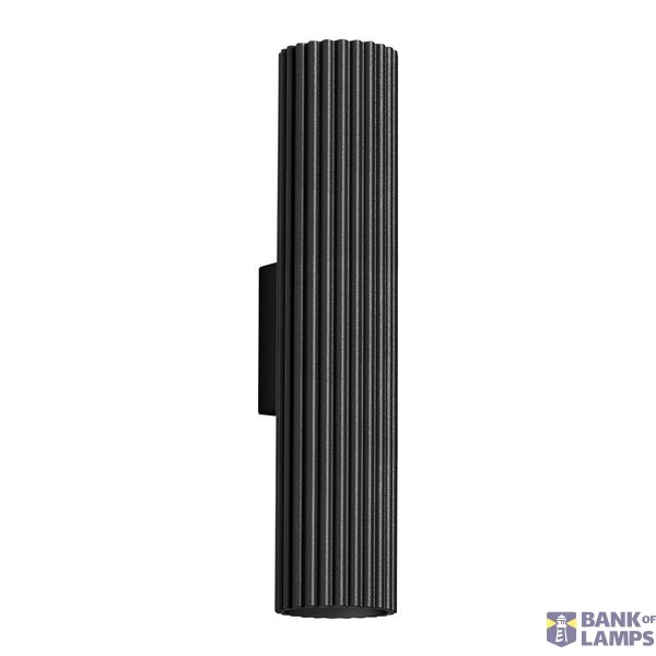 BLACK VERTICAL UP-DOWN CARBON WALL LAMP FOR ELEGANT ROOMS image 2