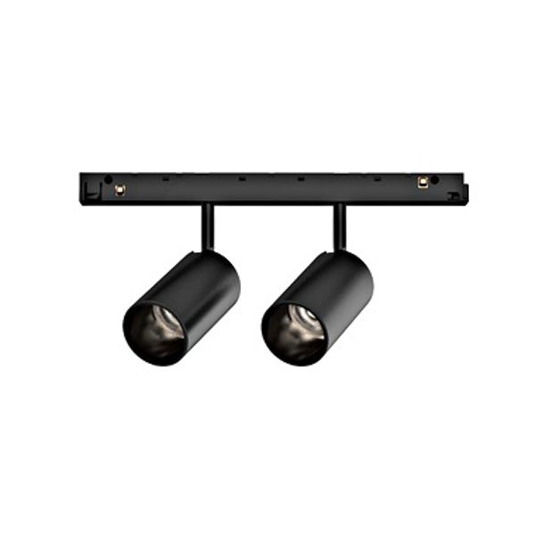 48V SPOT INSET MD 2x 8W LF940 DALI BLACK image 1