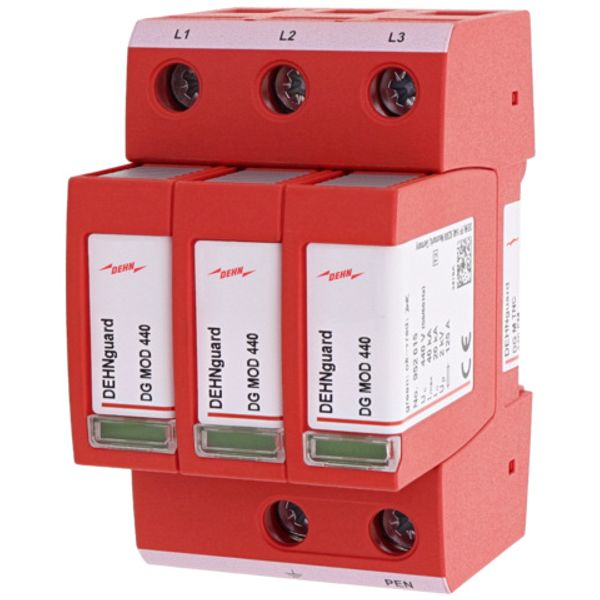 DEHNguard M type 2 surge arrester 3-pole for TN-C systems image 1