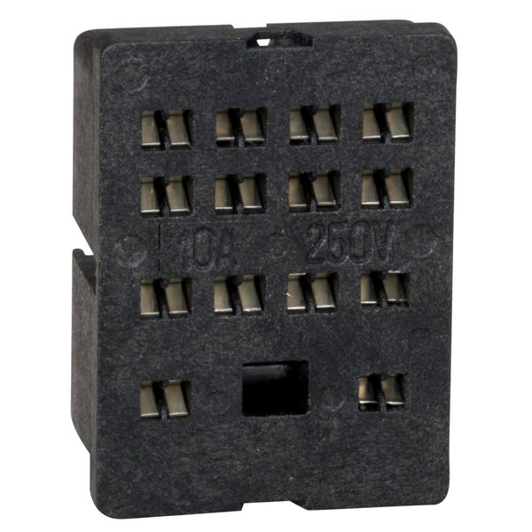 PCB socket for PT5 relays, 14-pole, 6A image 1