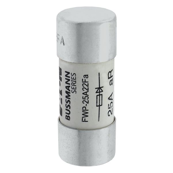 Fuse-link, high speed, 25 A, AC 700 V, 22 x 58 mm, aR, UL image 7