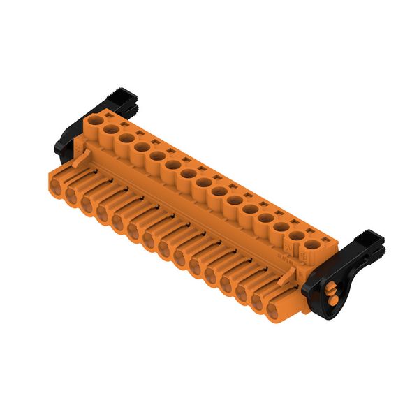 PCB plug-in connector, female plug, 5.00 mm, Number of poles: 15, 180°, Clamping yoke connection, Clamping range, max. : 4 mm², Box image 3