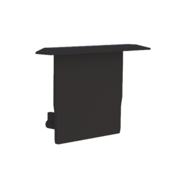 End cap for profile cover M, Endcap MEDIUM wing profile black image 3