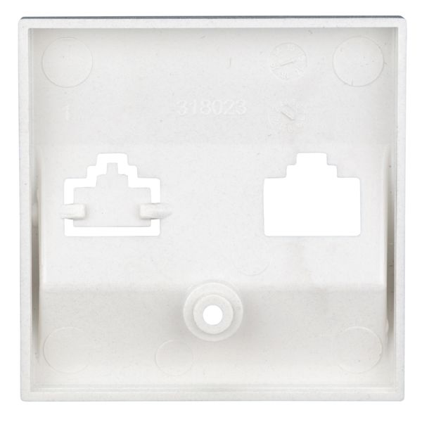 Cover for single data sockets, silver image 2