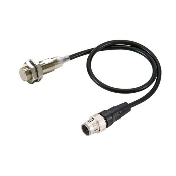 Proximity sensor, inductive, brass-nickel, M12, shielded, 2 mm, NO, 0. E2E 8553H image 2