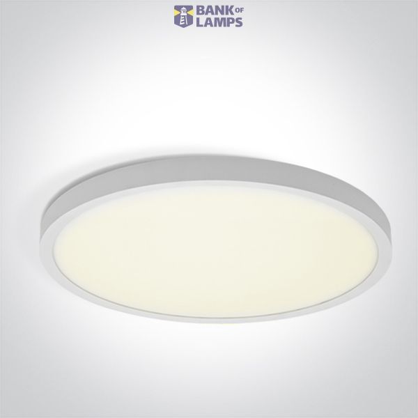 62006D/W/V WHITE PLAFO 50W CCTV IP20 230V image 1