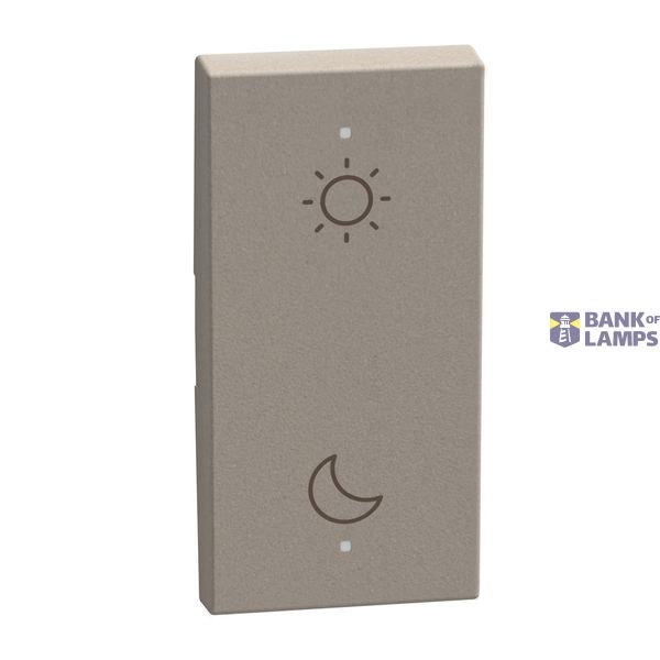 LIGHT NOW KEY COVER DAY-NIGHT 1 MODULE STONE image 1