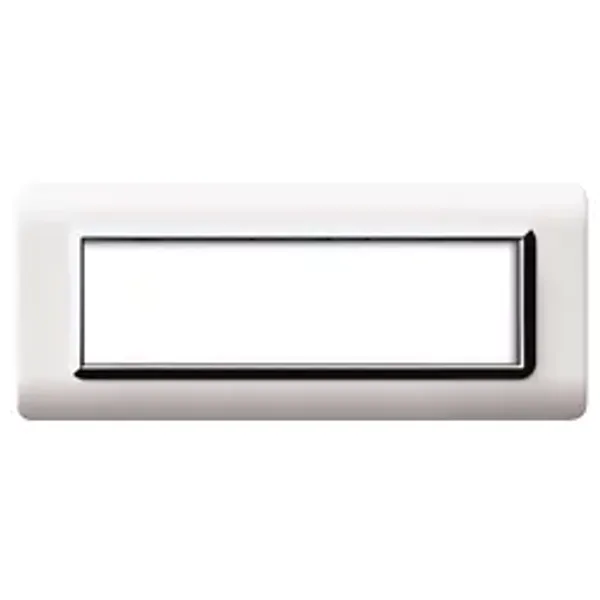 44 MOULD.PLATE WHITE CHROME FR.  7M image 1