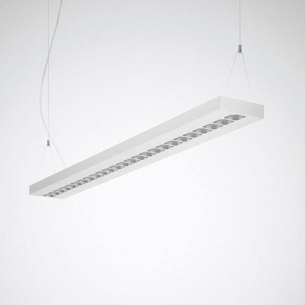 Suspended luminaires Creavo H Lens White ETDD 45W 5800lm Emergency light Wide reduced glare UGR19 (W19) IK03 3 SDCM image 1