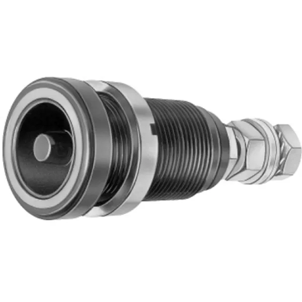 6 mm panel plug, threaded bolt, mounting Ø 18.5 mm, blue, 14.0004-23 image 1