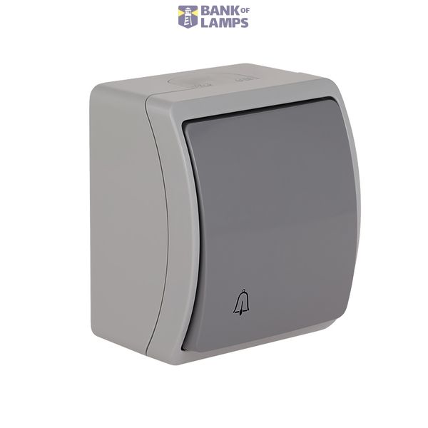 VW-5 Koala Single Push Button surface mounted IP44 gray/graphite VW 155-08 image 1