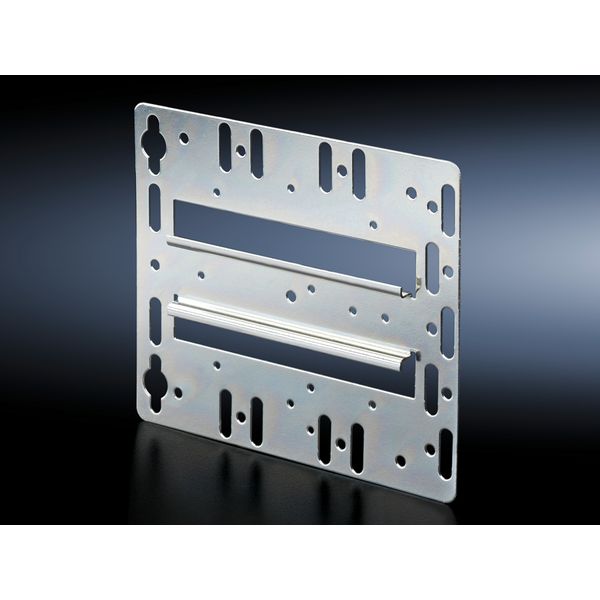 Mounting plate with integral top-hat rail for AX, VX, VX SE, AX IT, VX IT, TE image 2