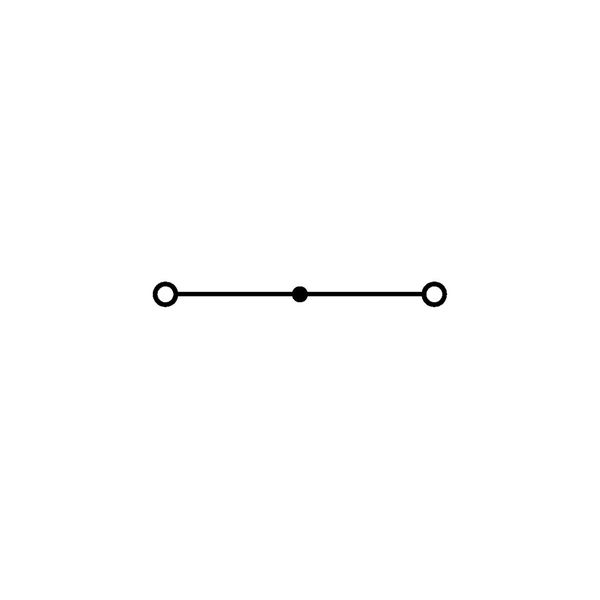 2-conductor through terminal block 16 mm² center marking gray image 2