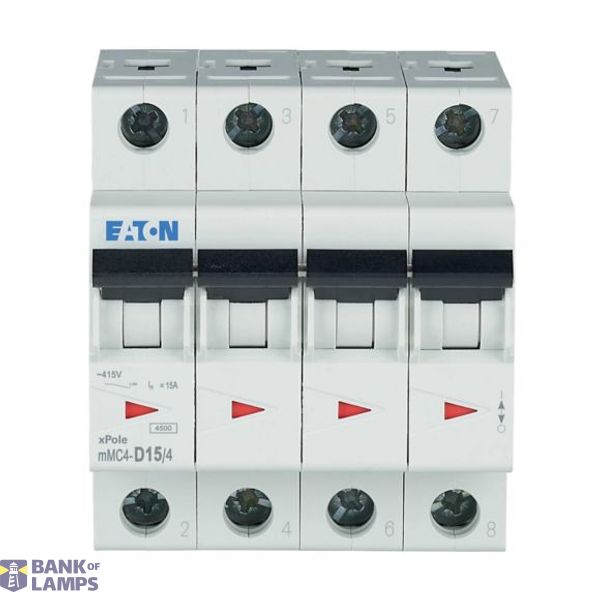 mMC4-D15/4 Eaton Moeller series xPole (Style 5) - mMC4/6/M MCB image 1