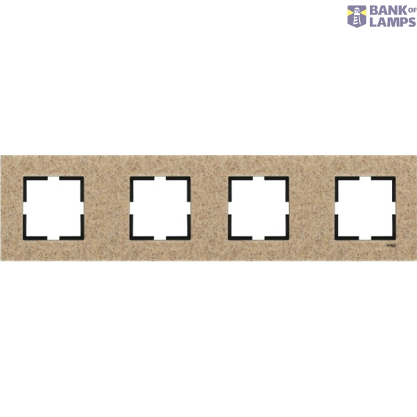 Novella Accessory Corian - Sandstone Four Gang Frame image 1