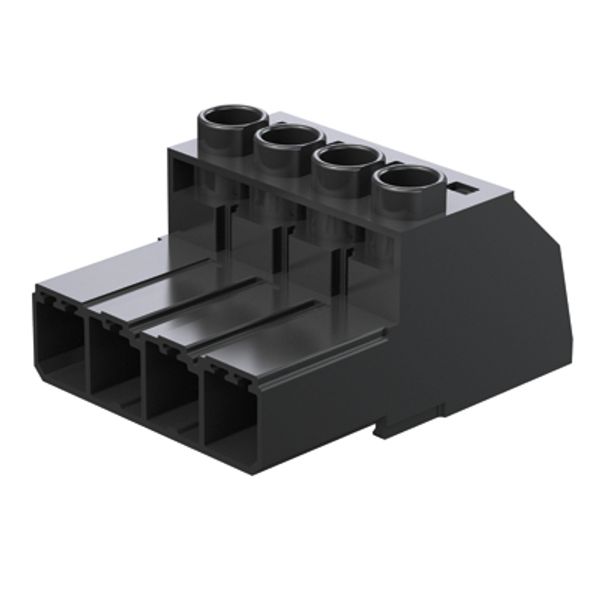 PCB plug-in connector, male plug, 7.62 mm, Number of poles: 5, 180°, Clamping yoke connection, Clamping range, max. : 6 mm², Box image 3