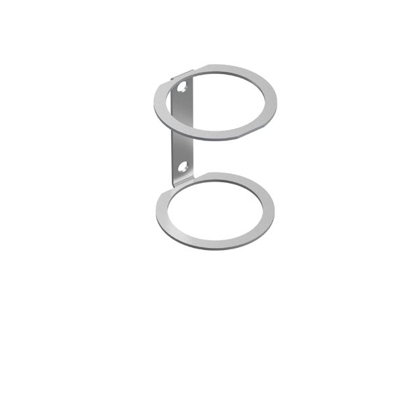 Adapter D 77 H 90 d 76 colour: inox image 2