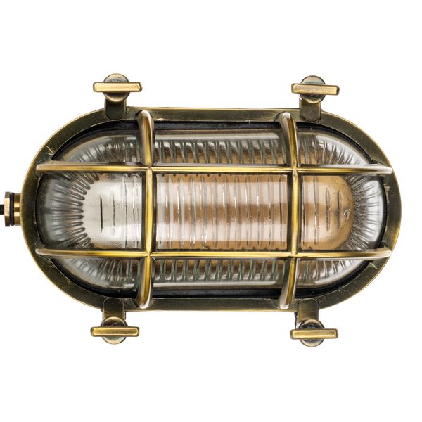 Bulkhead AHOI E27 Alu Bronze Oval IP64 image 4