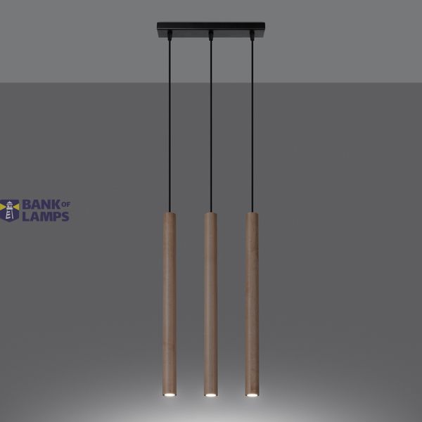 PASTELO 3L WOOD HANGING LAMP G9 3X8W IP20 image 7