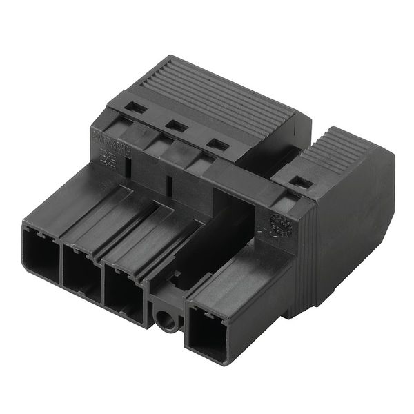 PCB plug-in connector, male plug, 7.62 mm, Number of poles: 3, 180°, PUSH IN without actuator, Tension-clamp connection, Clamping range, max. : 10 mm², Box image 1