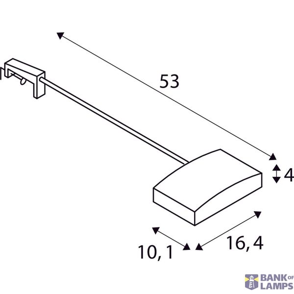 DISPLAY Displayleuchte 13W 1150lm 3000K 230V LED IP20 silver image 3