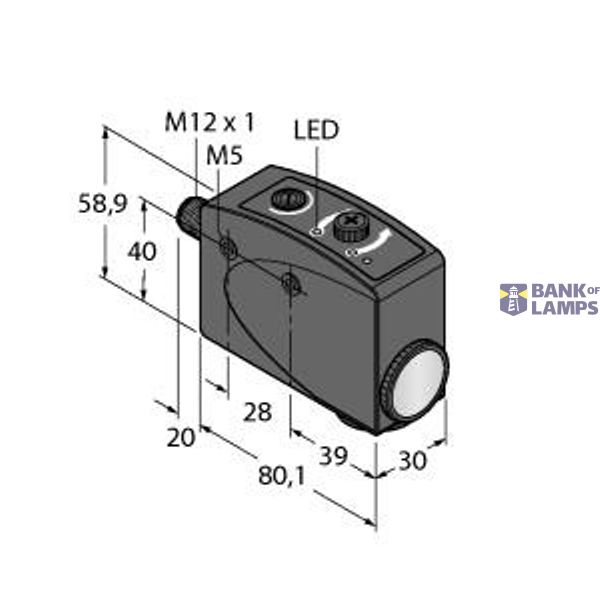 Photoelectric Sensor Color Mark Sensor   R58ACR1Q8 image 1