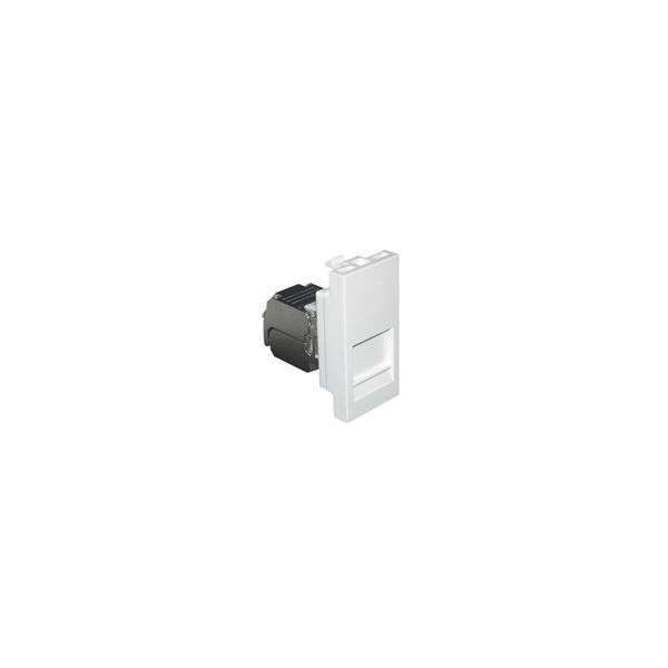 MOD W/1 RJ45 CAT.5E STP CONNECTOR-1 MOD WHITE image 1